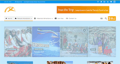 Desktop Screenshot of iranontrip.com